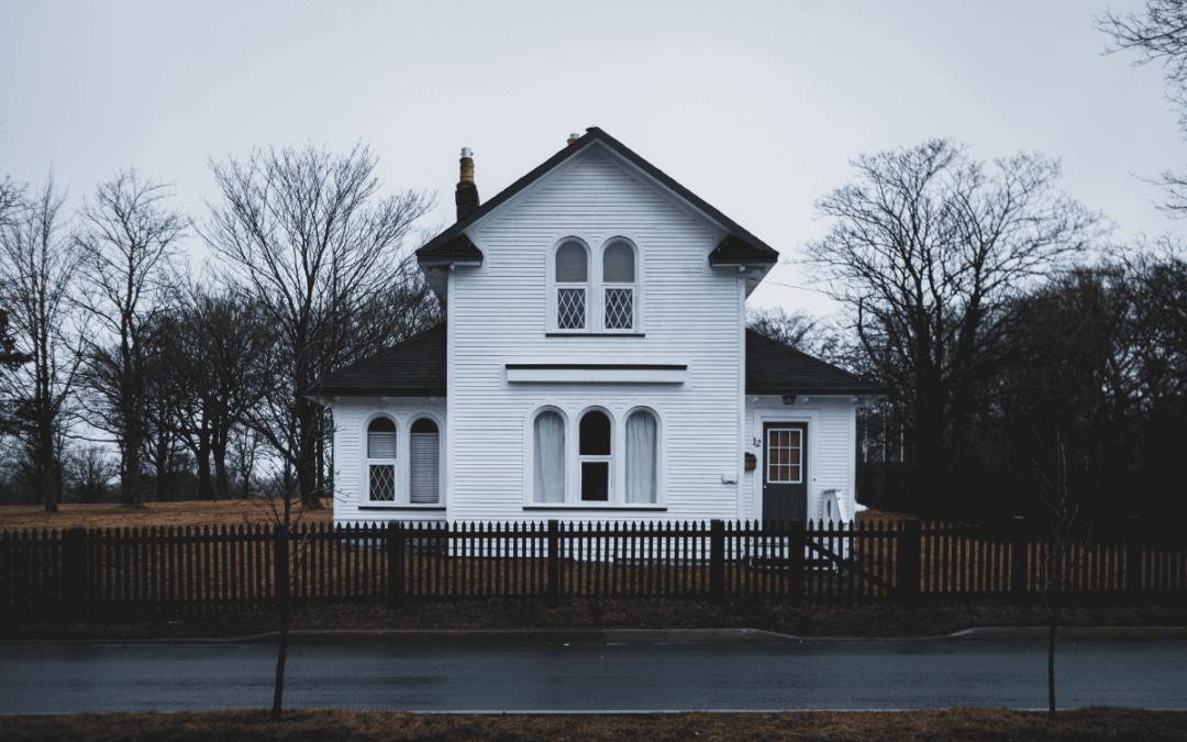 house with white paint